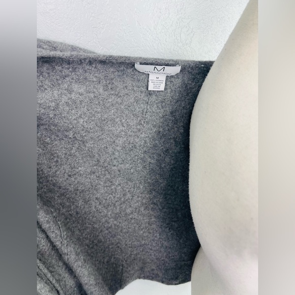 M BY MAGASCHONI Bottom Seam Cashmere Cardigan - Picture 2 of 5